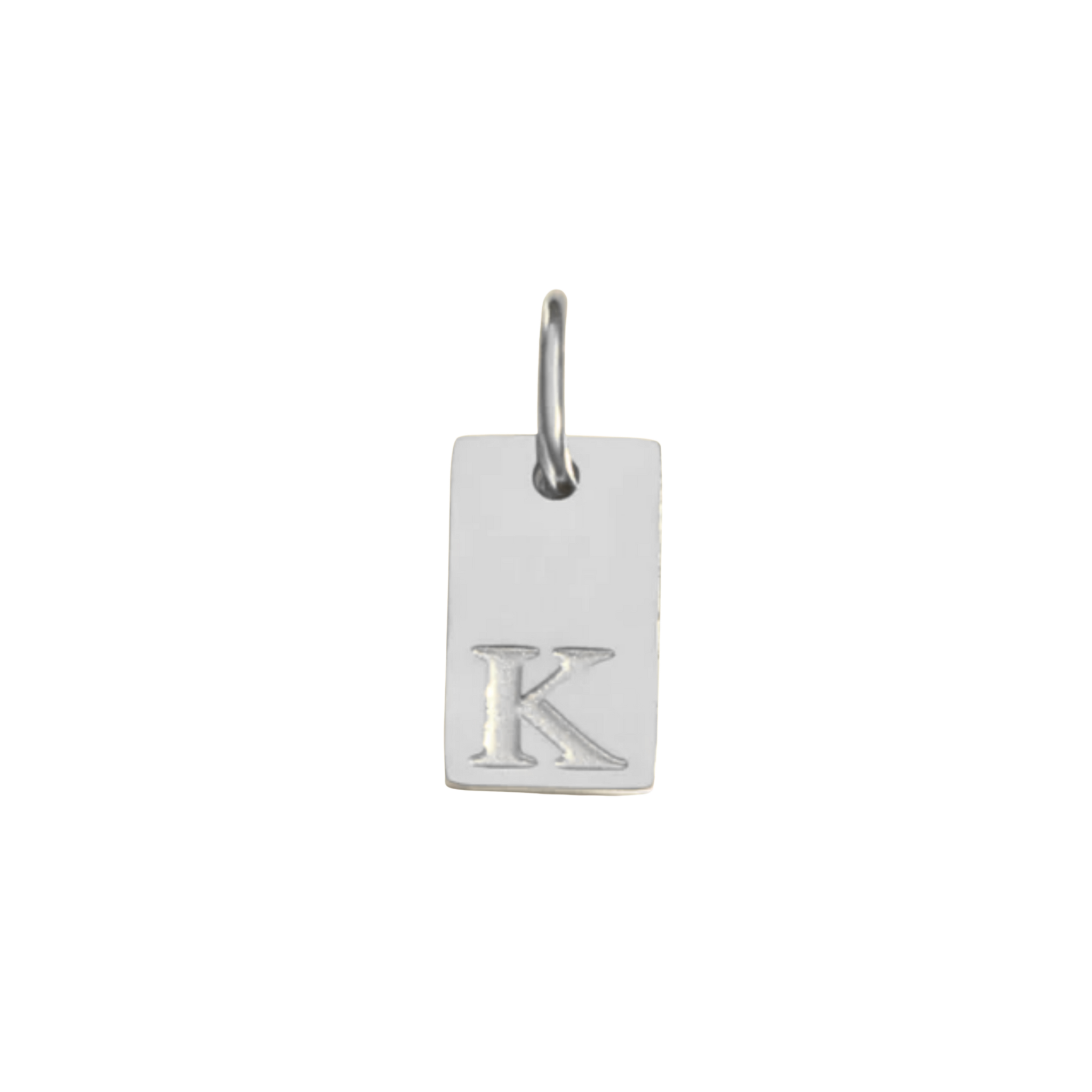 Letter Tag Charm