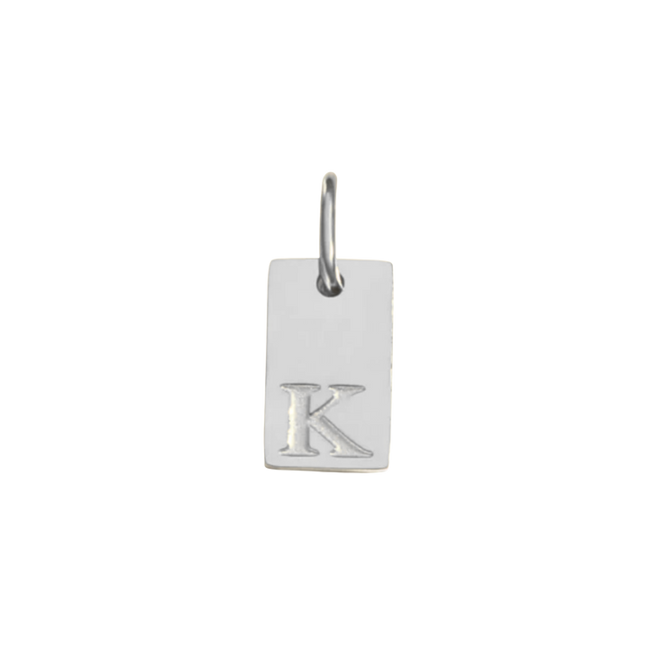 Letter Tag Charm