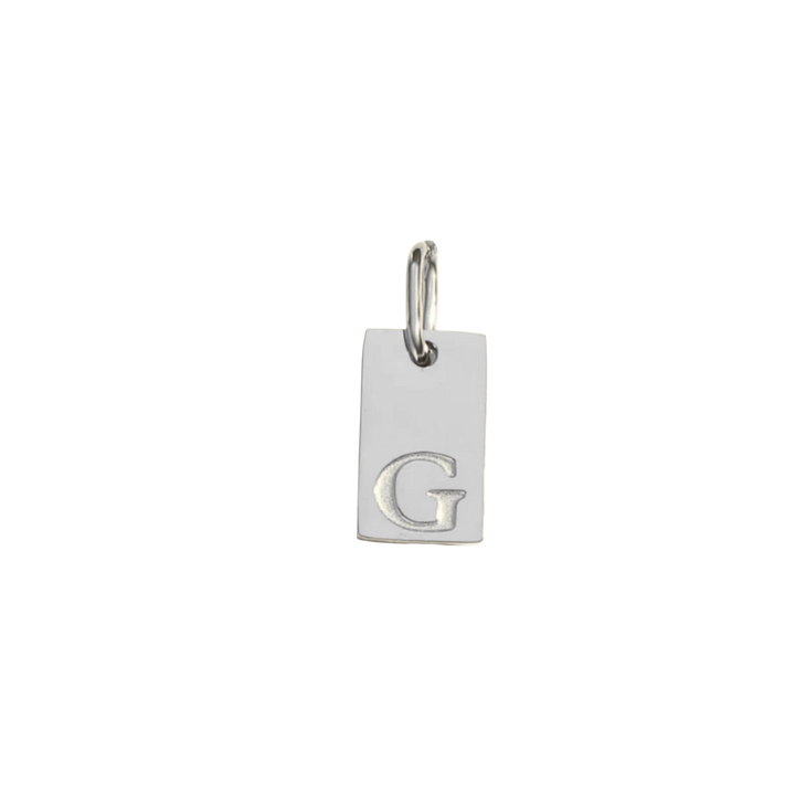 Letter Tag Charm