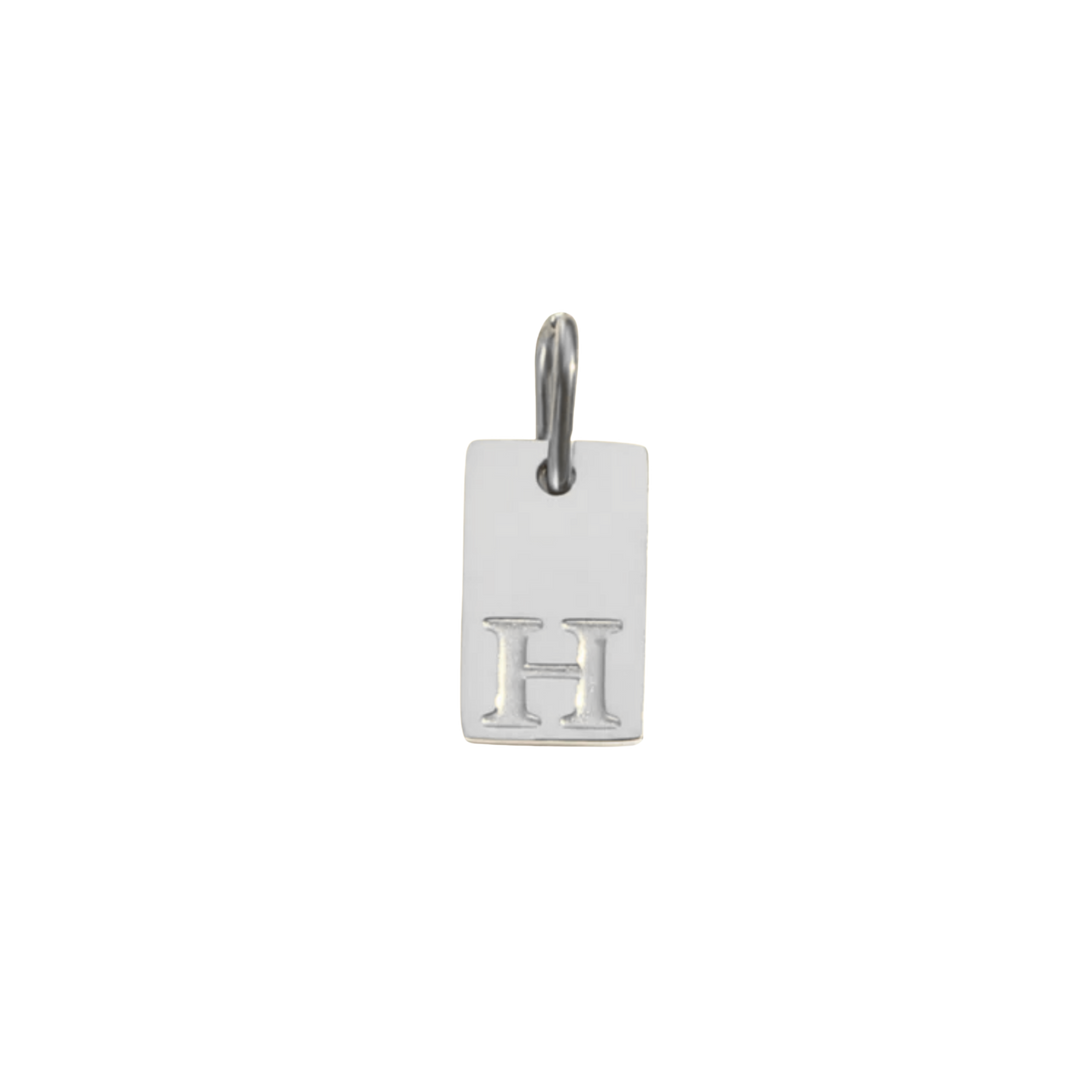 Letter Tag Charm