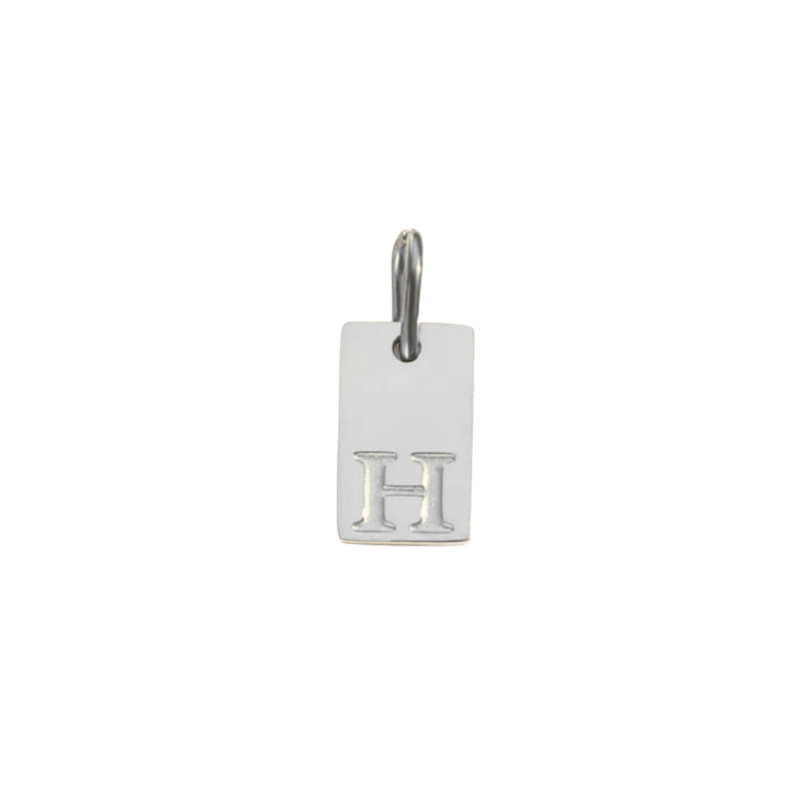 Letter Tag Charm