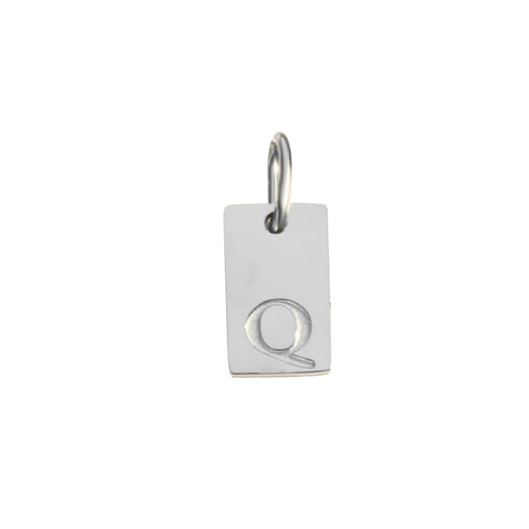 Letter Tag Charm