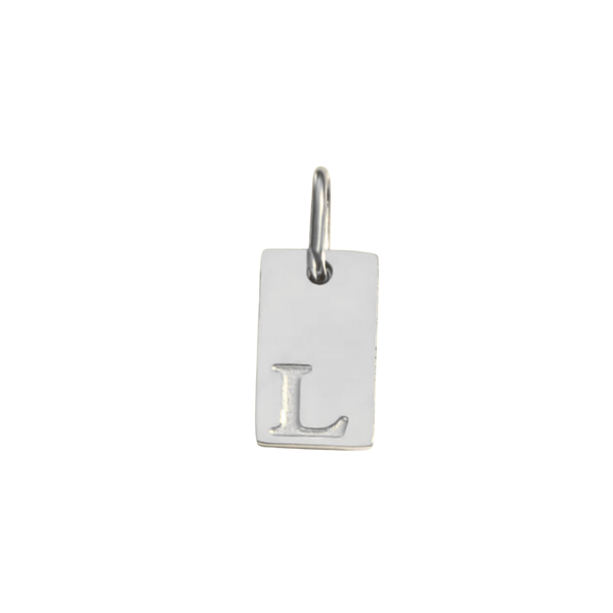 Letter Tag Charm