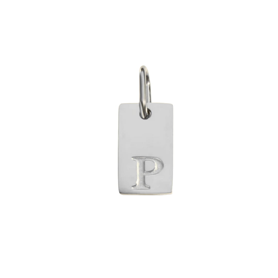 Letter Tag Charm