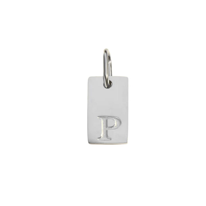 Letter Tag Charm