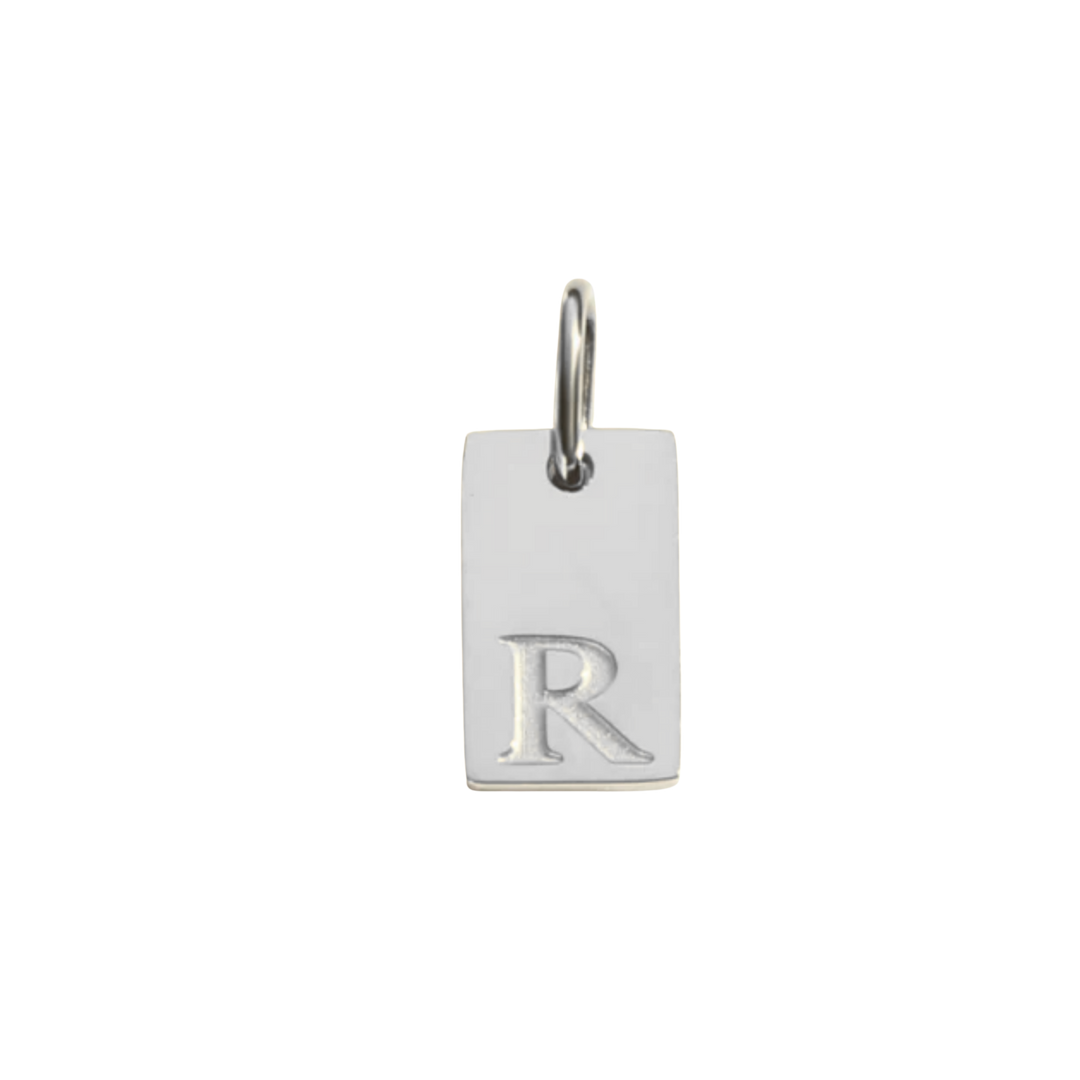 Letter Tag Charm