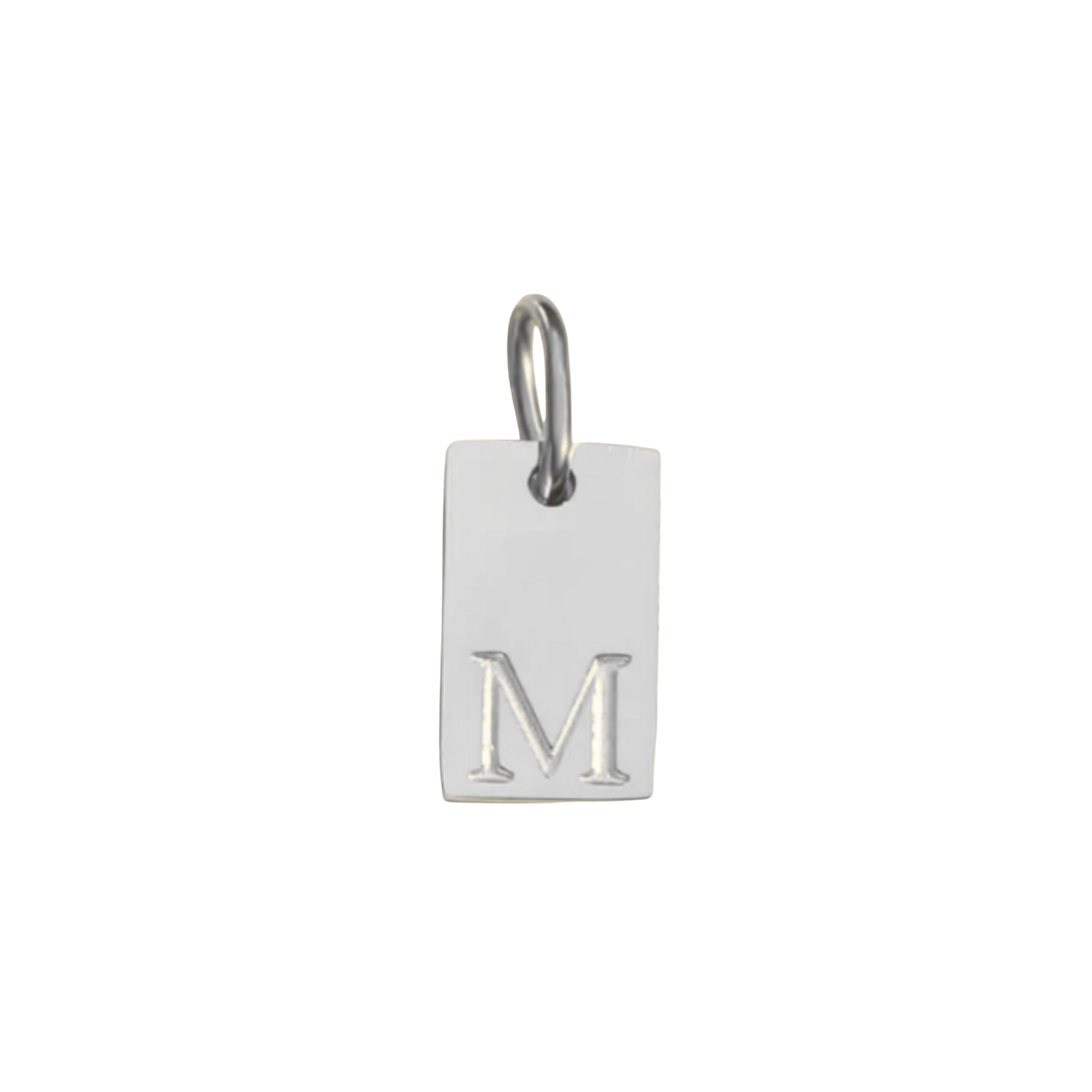 Letter Tag Charm