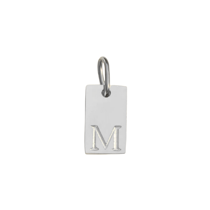 Letter Tag Charm