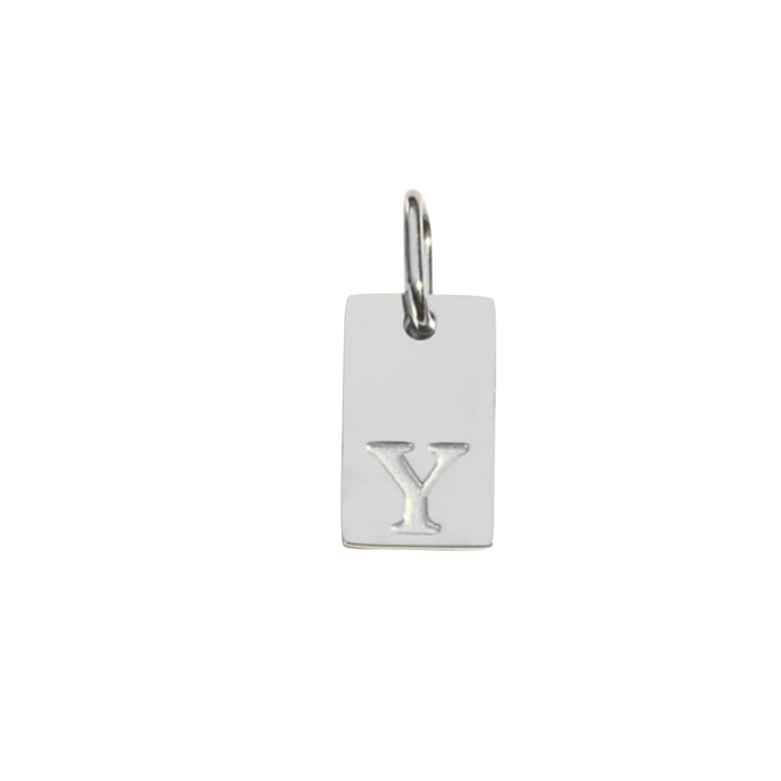 Letter Tag Charm