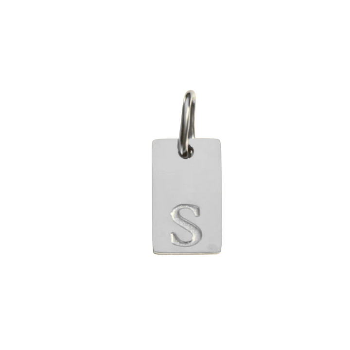 Letter Tag Charm