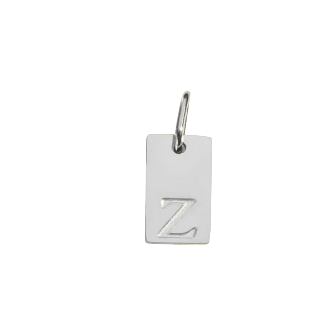 Letter Tag Charm