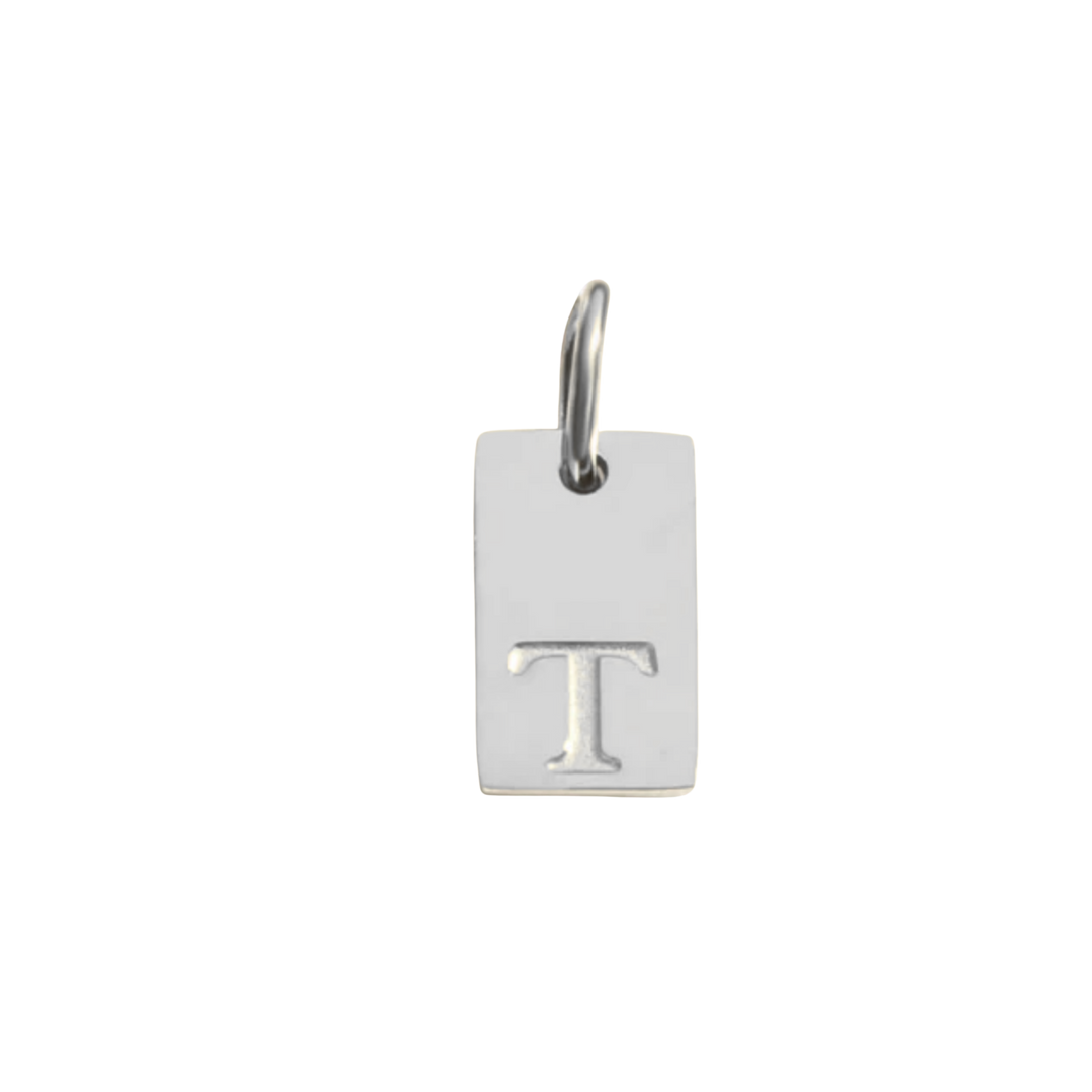 Letter Tag Charm