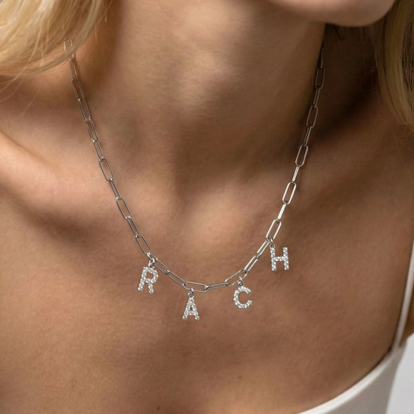 Paperclip Charm Necklace