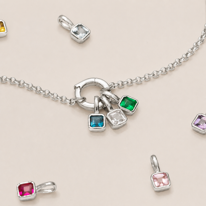 silver charm bracelet