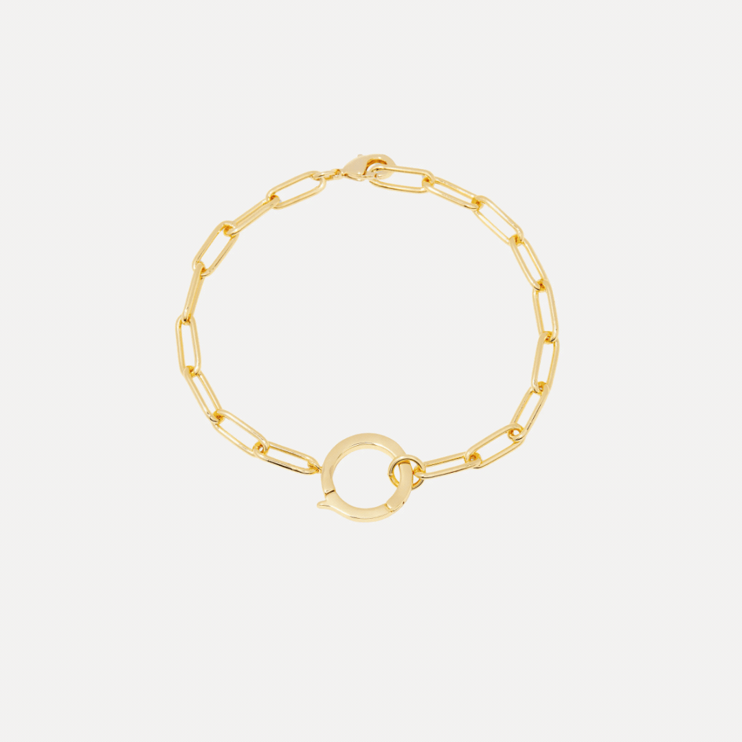 Paperclip Charm Bracelet