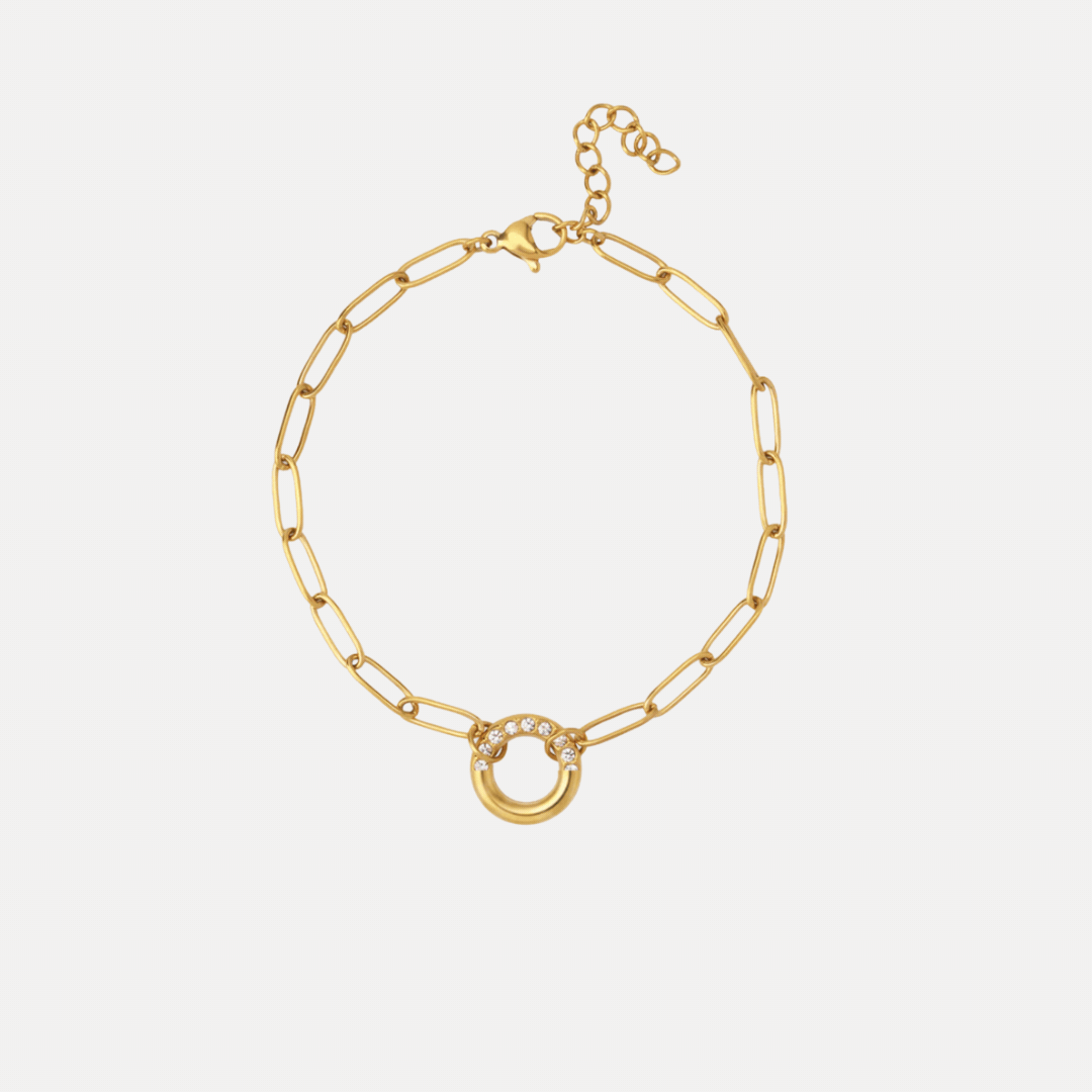 Paperclip Charm Bracelet