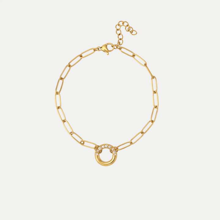 Paperclip Charm Bracelet