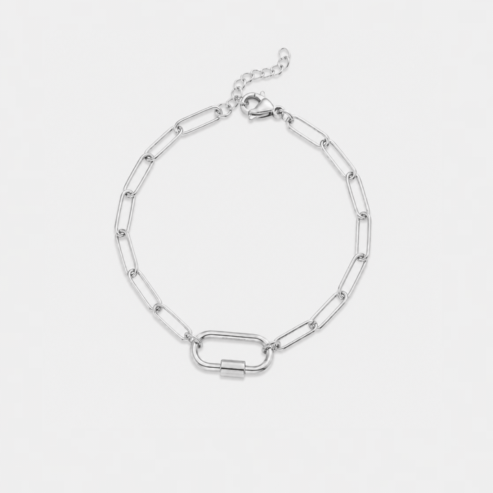 Bedel slot Paperclip Armband