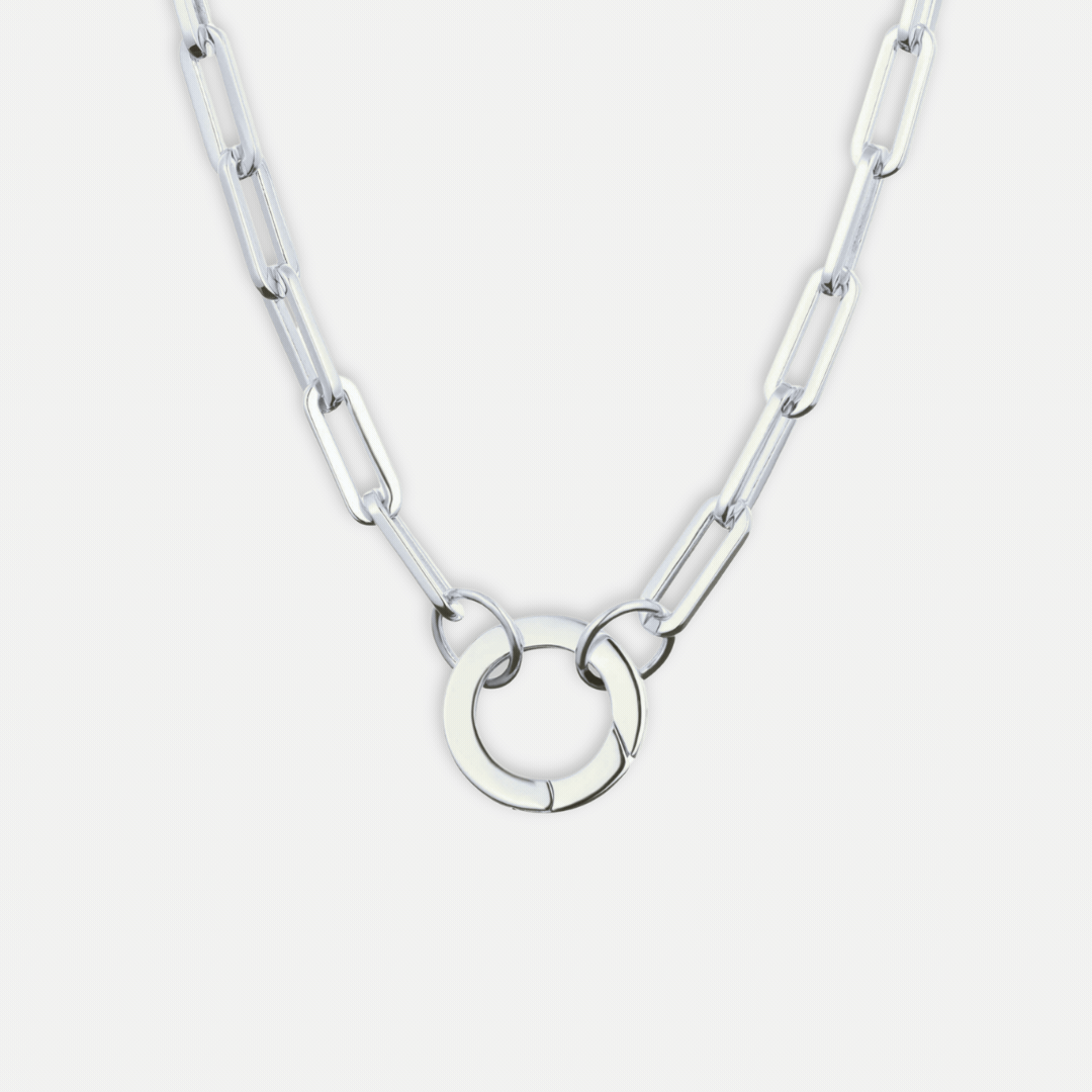 Charm Paperclip Necklace
