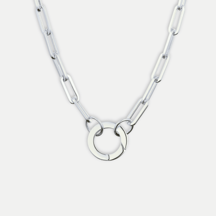 Charm Paperclip Necklace