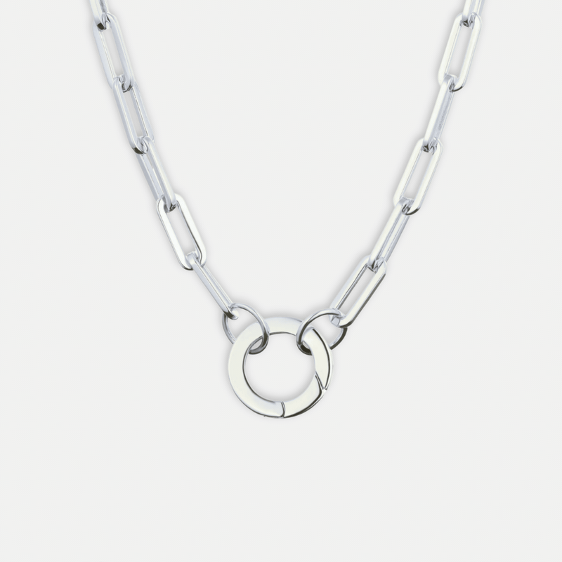 Charm Paperclip Necklace