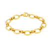 recycled gold chain bracelet