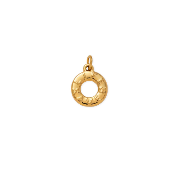 life saver charm in gold