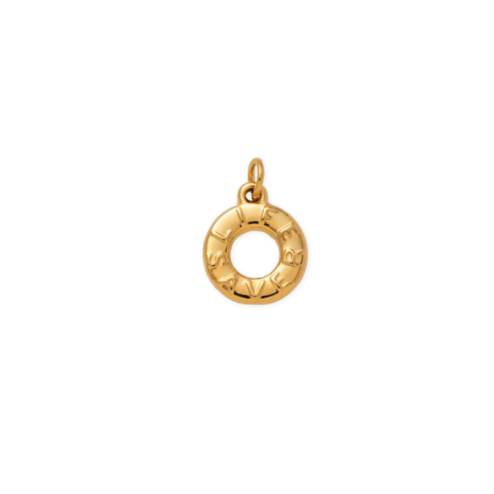 life saver charm in gold