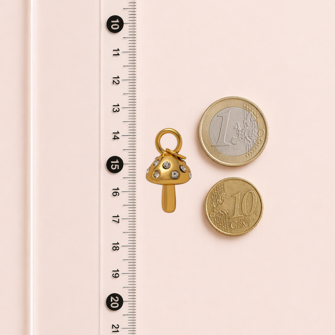 mushroomcharm in gold