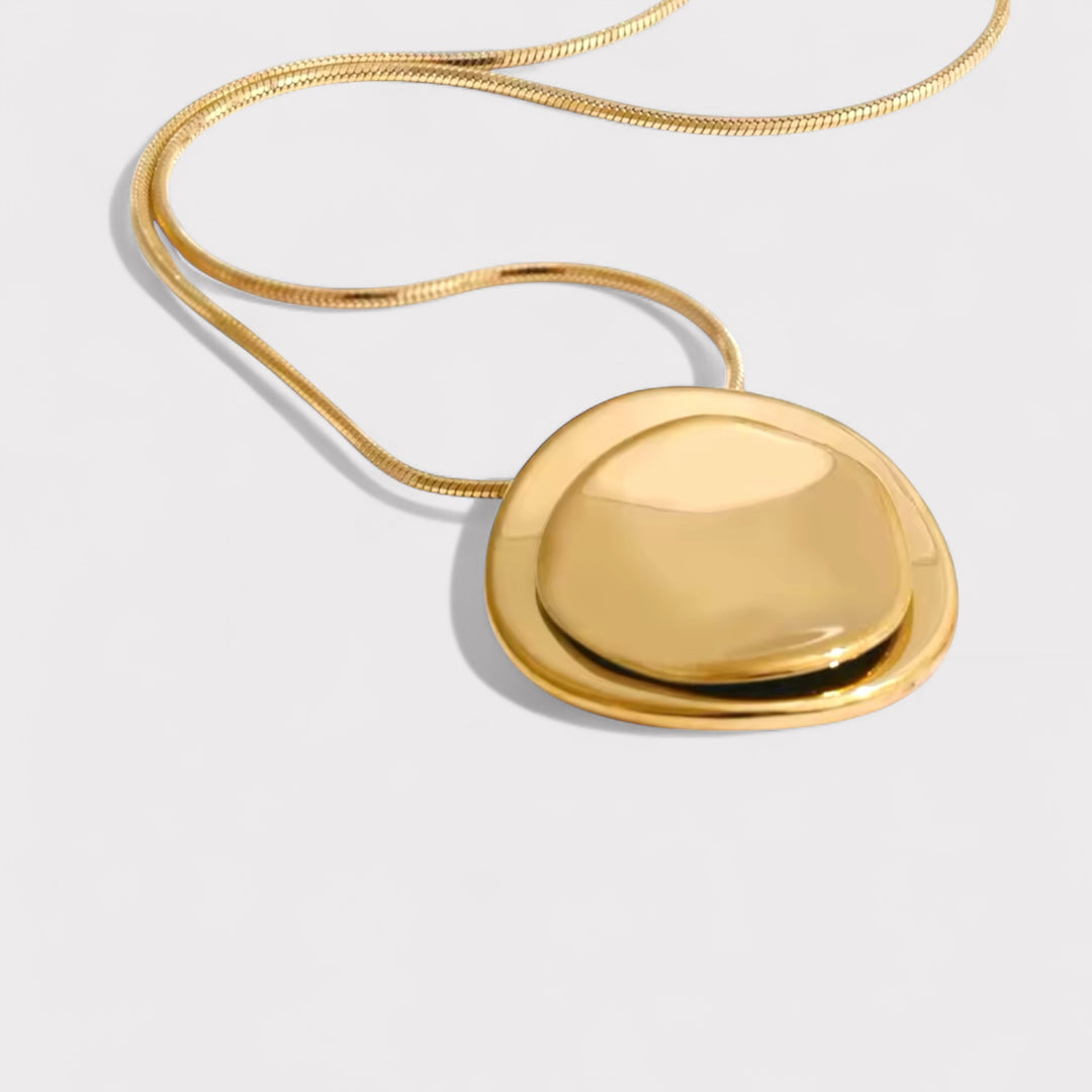 Molten Muse Necklace – Recycled Gold, Silver & Two-Tone Pendant | LUCID