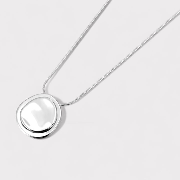 Molten Muse Necklace – Recycled Gold, Silver & Two-Tone Pendant | LUCID