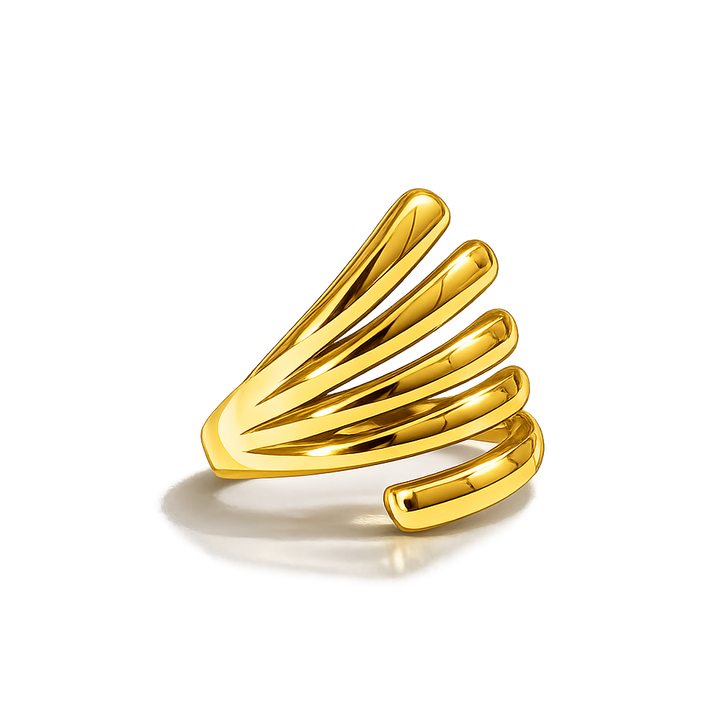 gold layered stacking ring