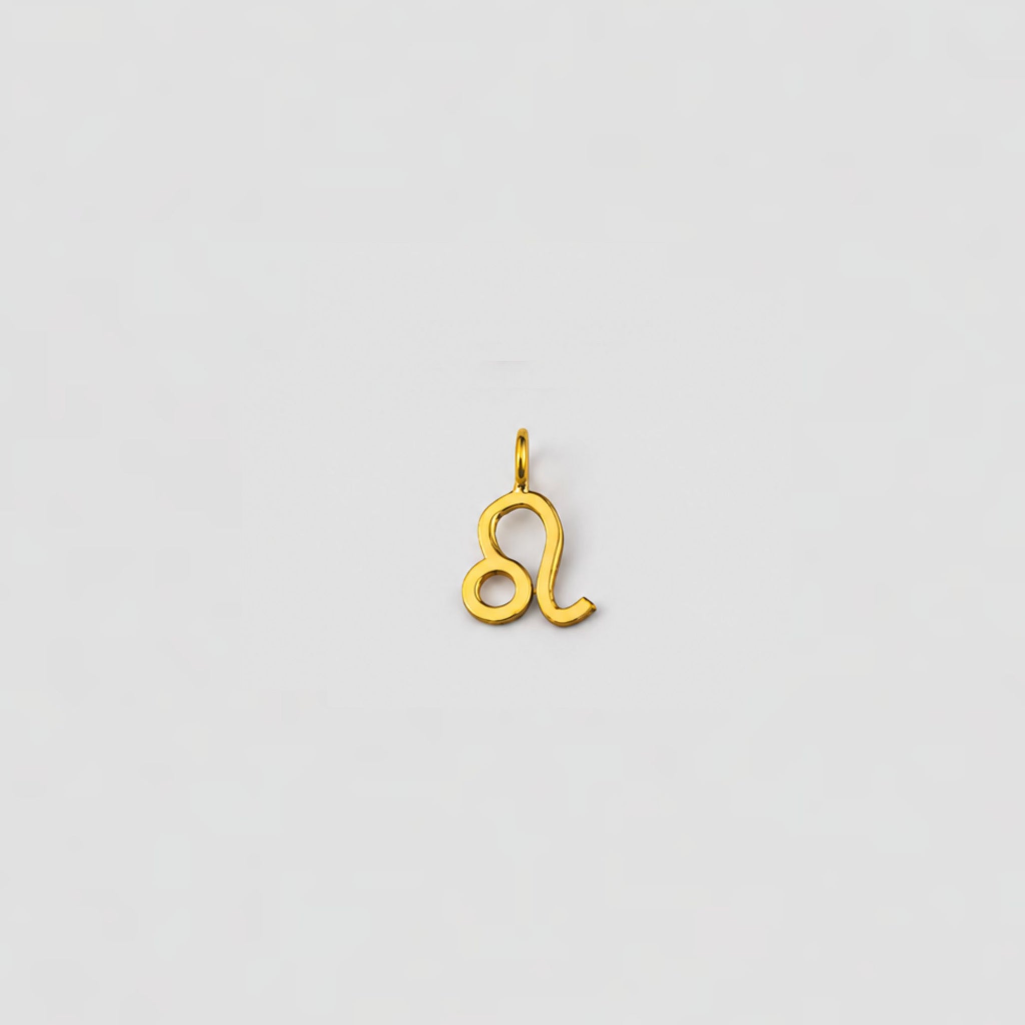 gold leo charm