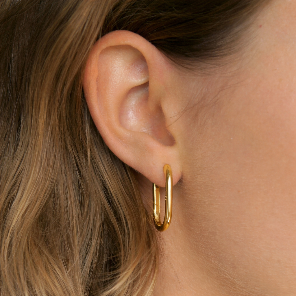 light gold hoops everyday