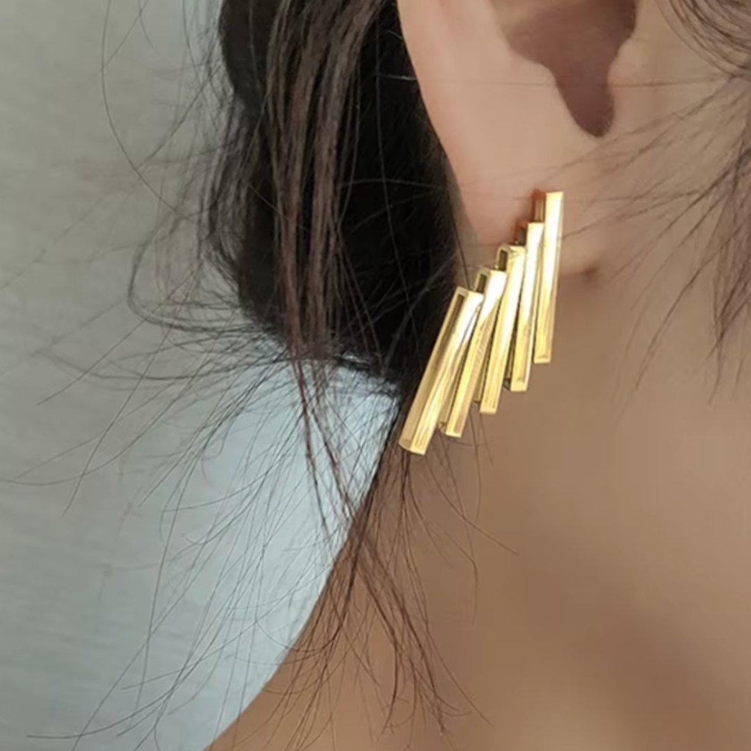 lucid gold earrings
