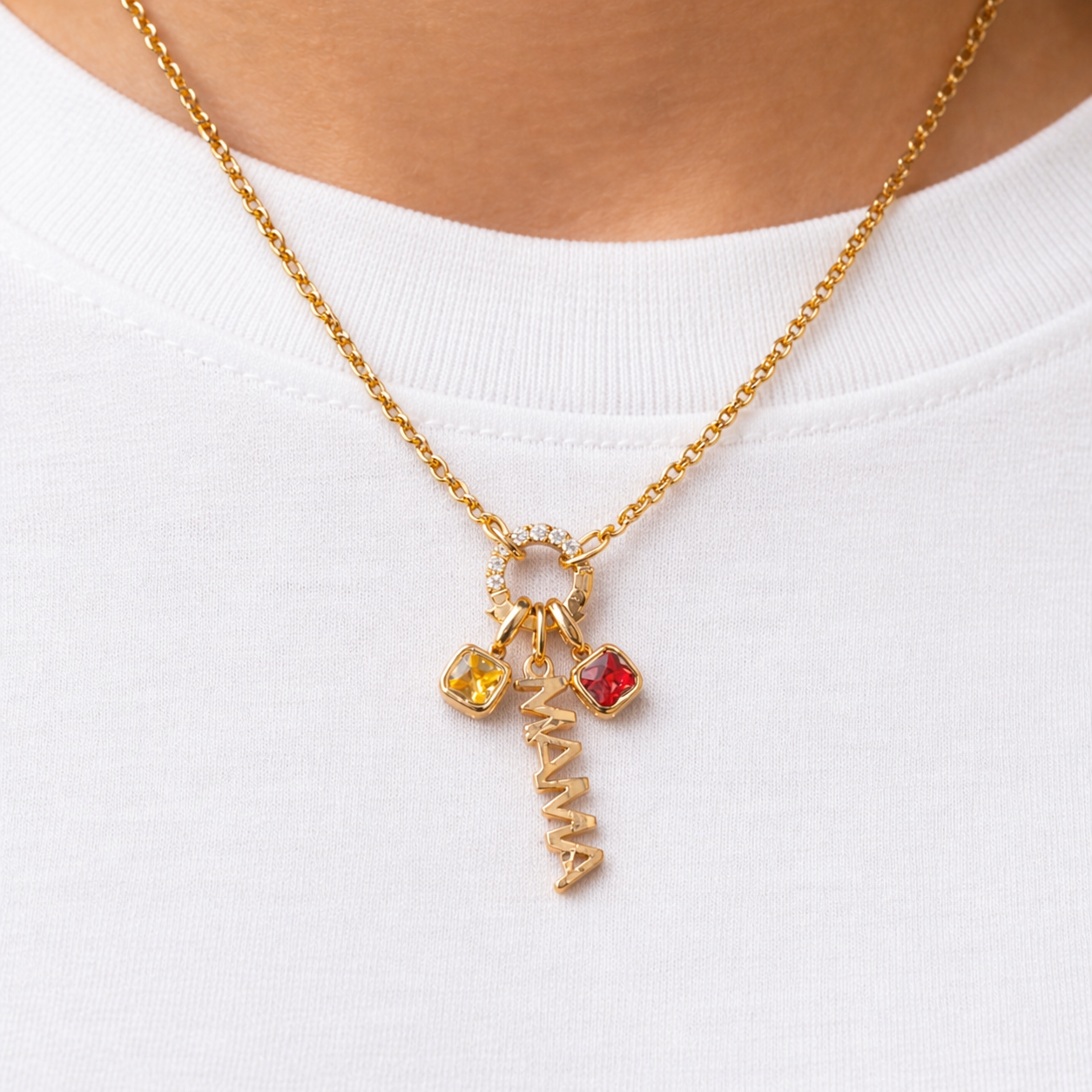 your own necklace gold