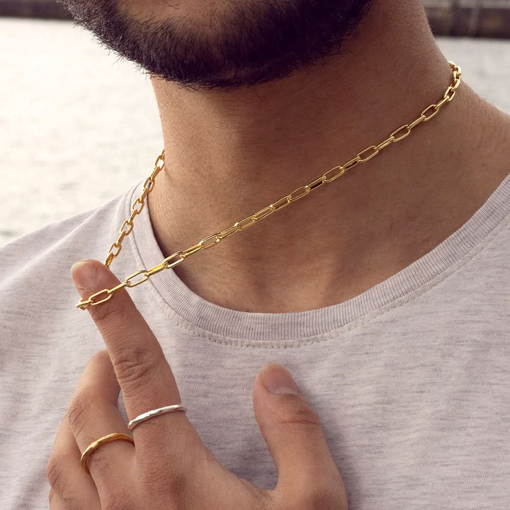 Men's Paperclip Necklace