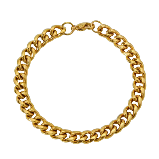 cuban bracelet gold mens