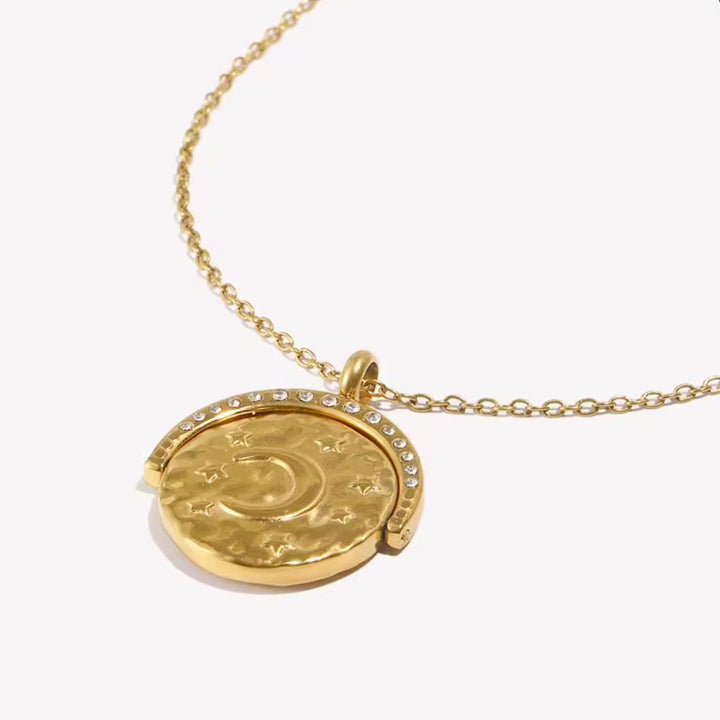 Flip Medallion Necklace – Symbolic Jewellery | LUCID