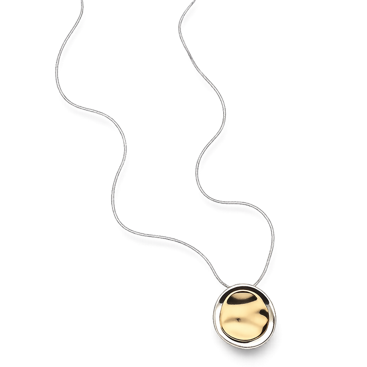 two tone necklace molten