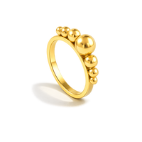 Bague en or Popcorn