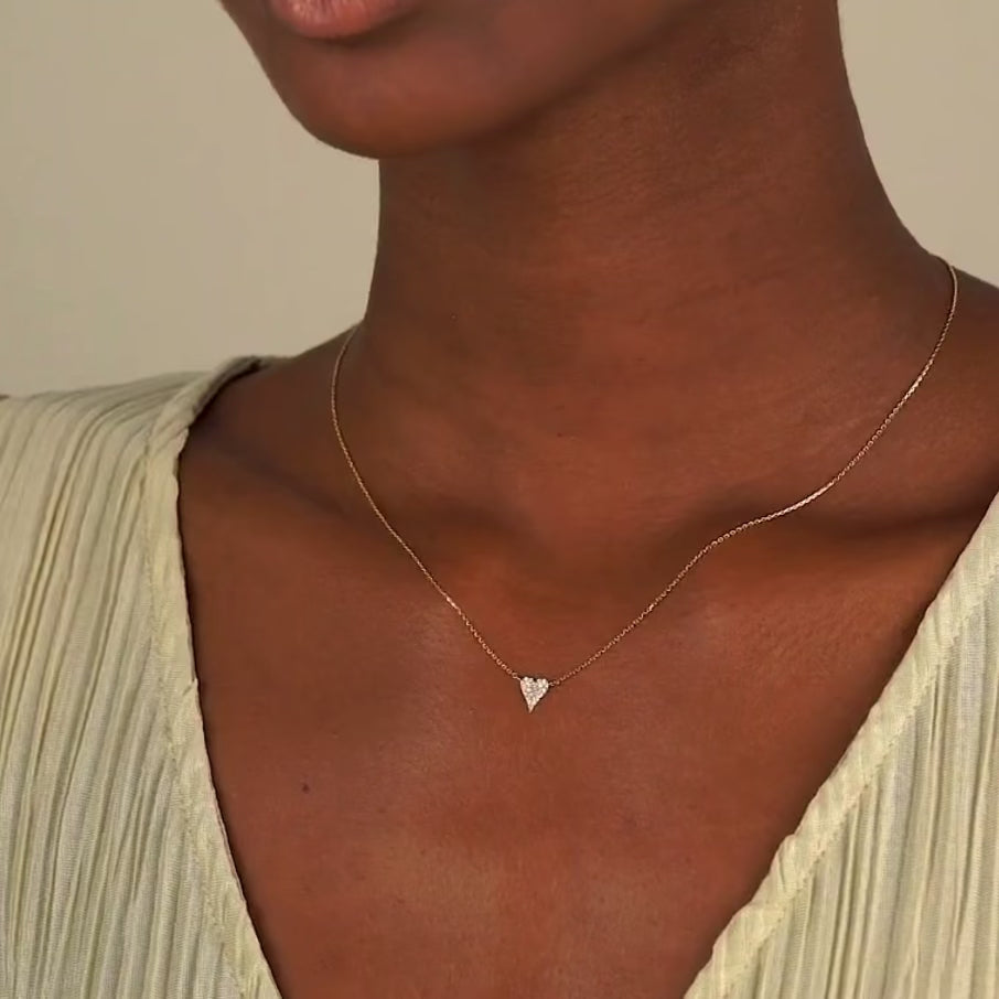 Collier petit cœur