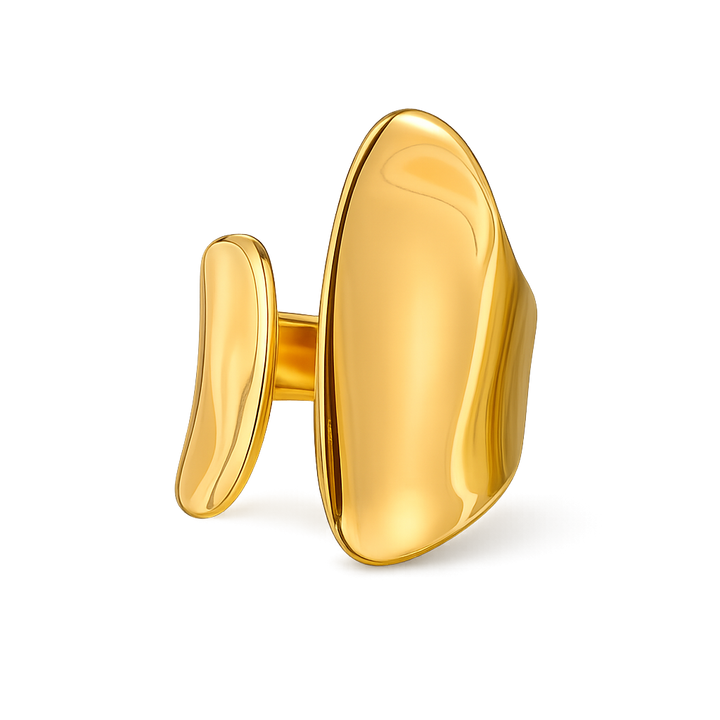 recycled gold adjustable ring