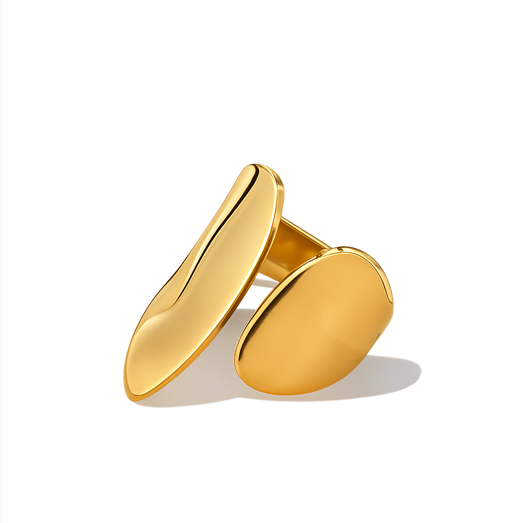 recycled gold ring adjustable sizing