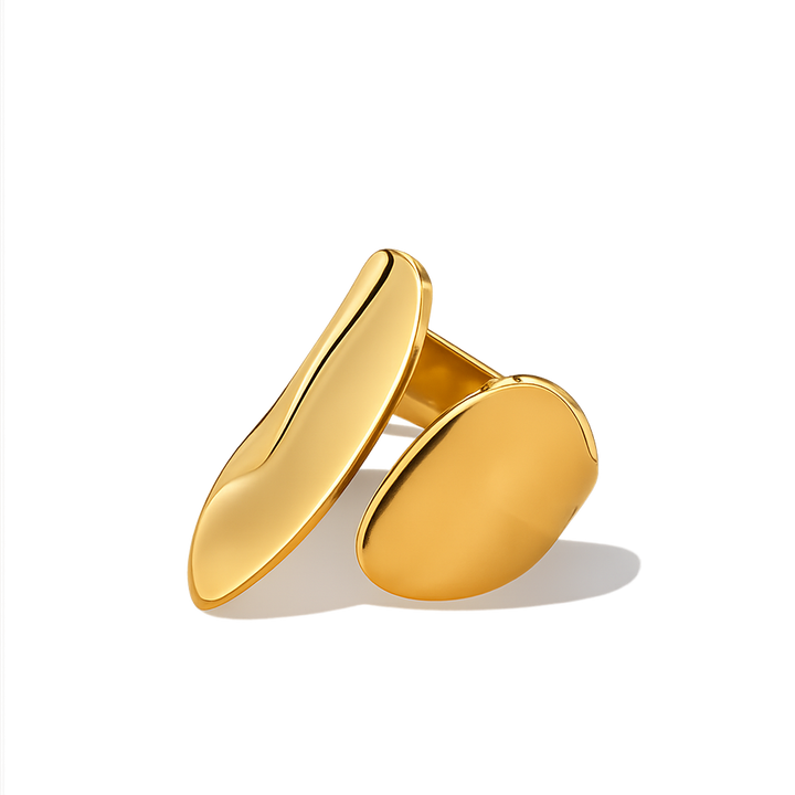 recycled gold ring adjustable sizing