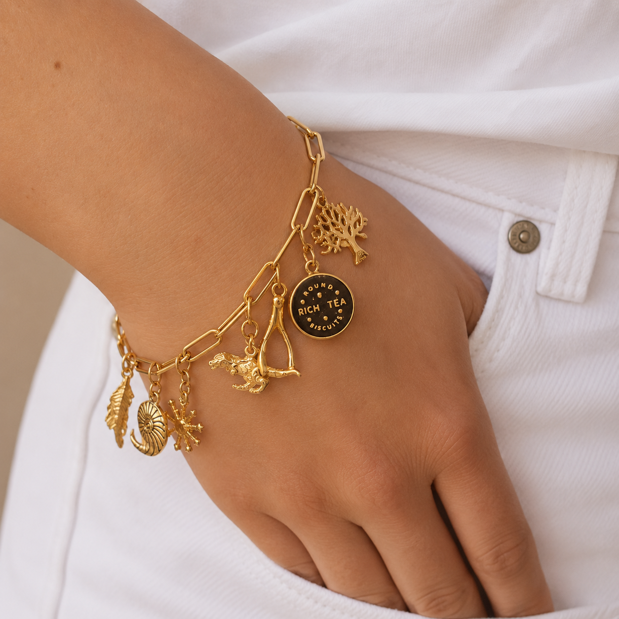 Rich Tea Biscuit Charm