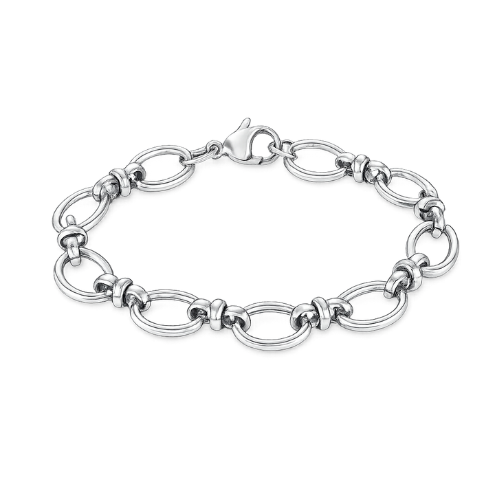 chain silver bracelet recycled