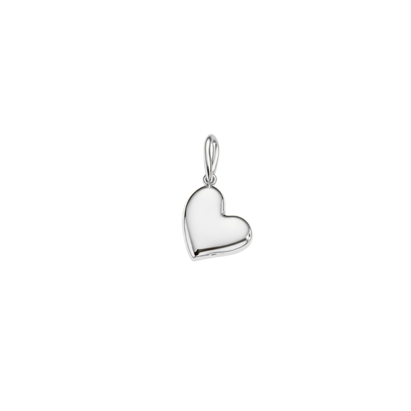 silver heart charm