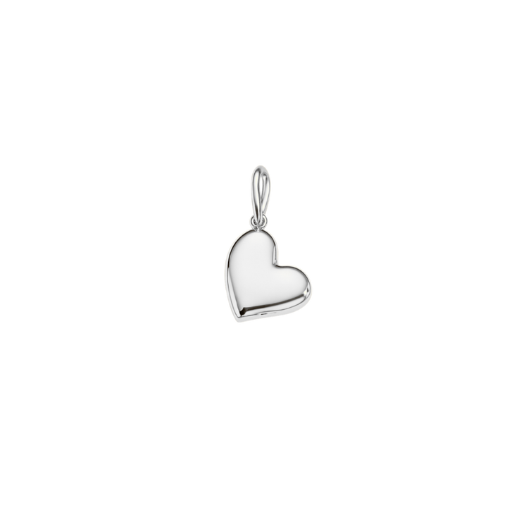 silver heart charm