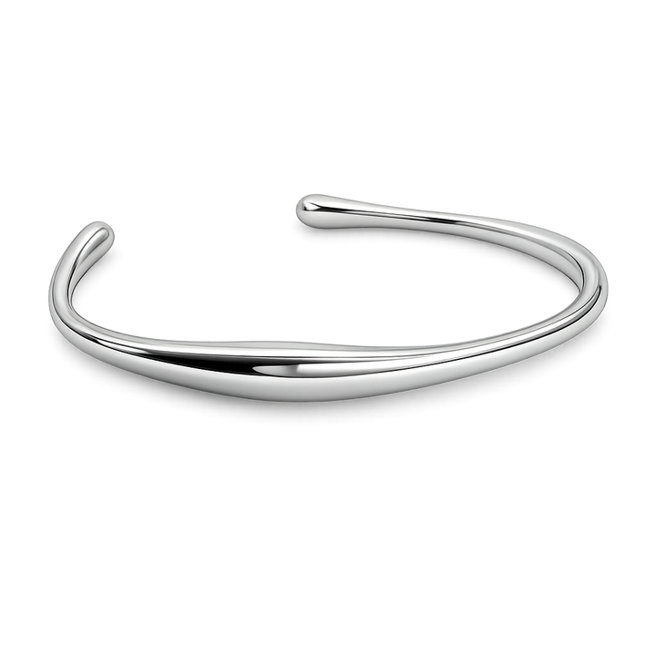 silver bangle recycled silver